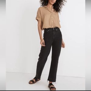 Madewell The Perfect Vintage Straight Jeans in Lunar Wash